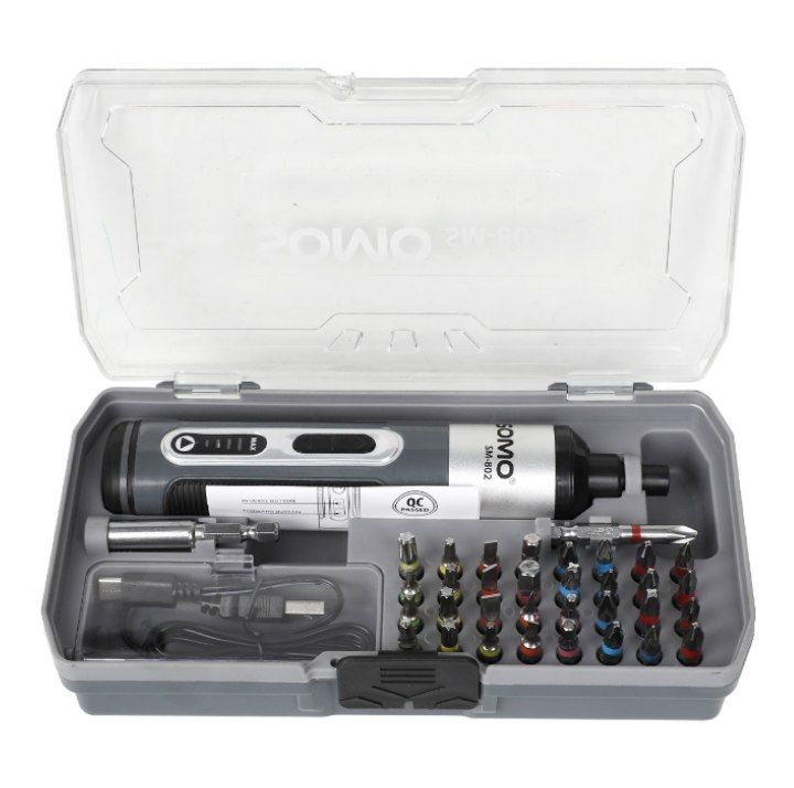 پیچ گوشتی شارژی 32 عددی 6پر سومو مدل SOMO SM-802