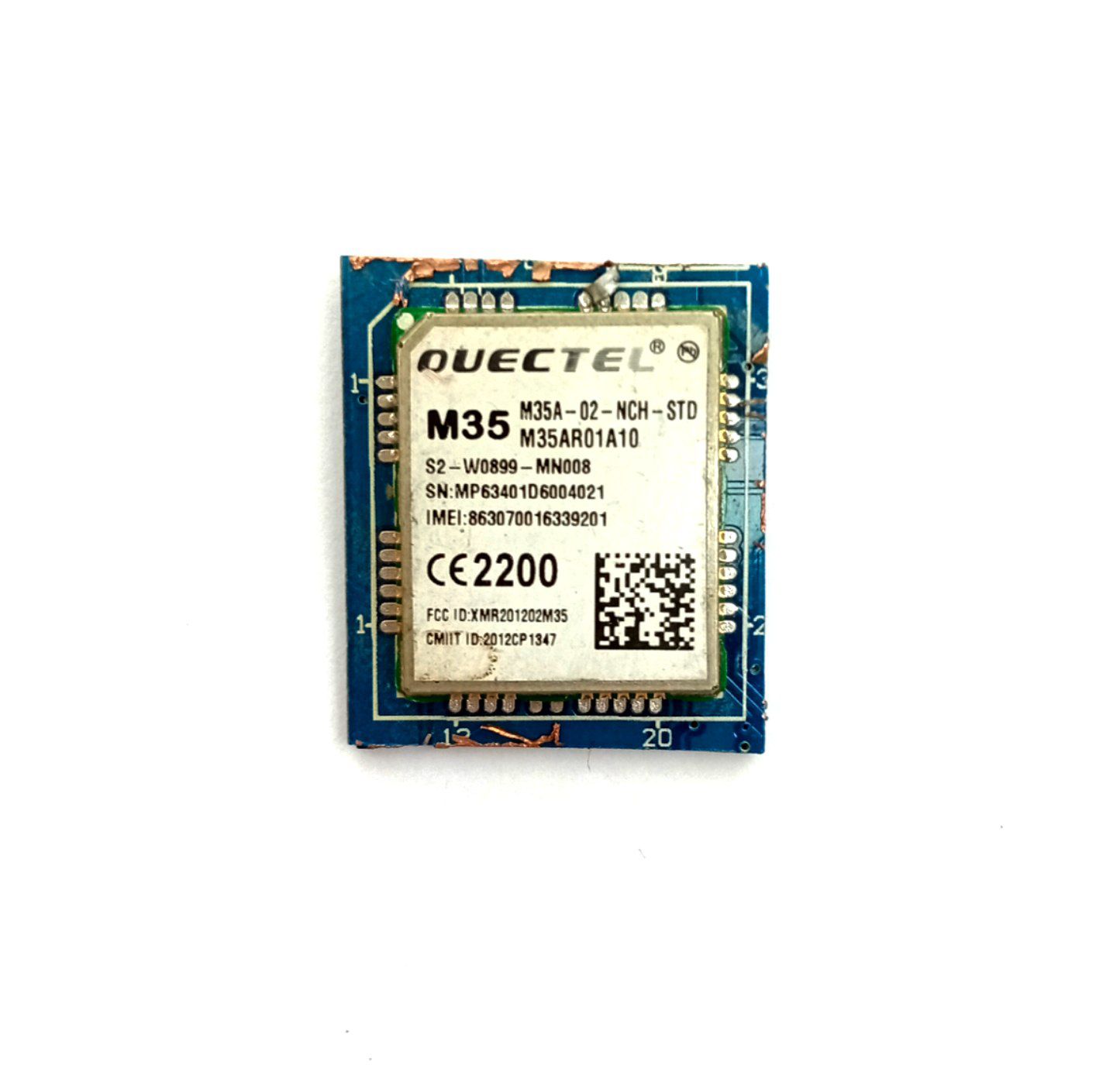 ماژول آنتن روبردی استوک QUECTEL M35-FA مناسب 7210/8210/Me31