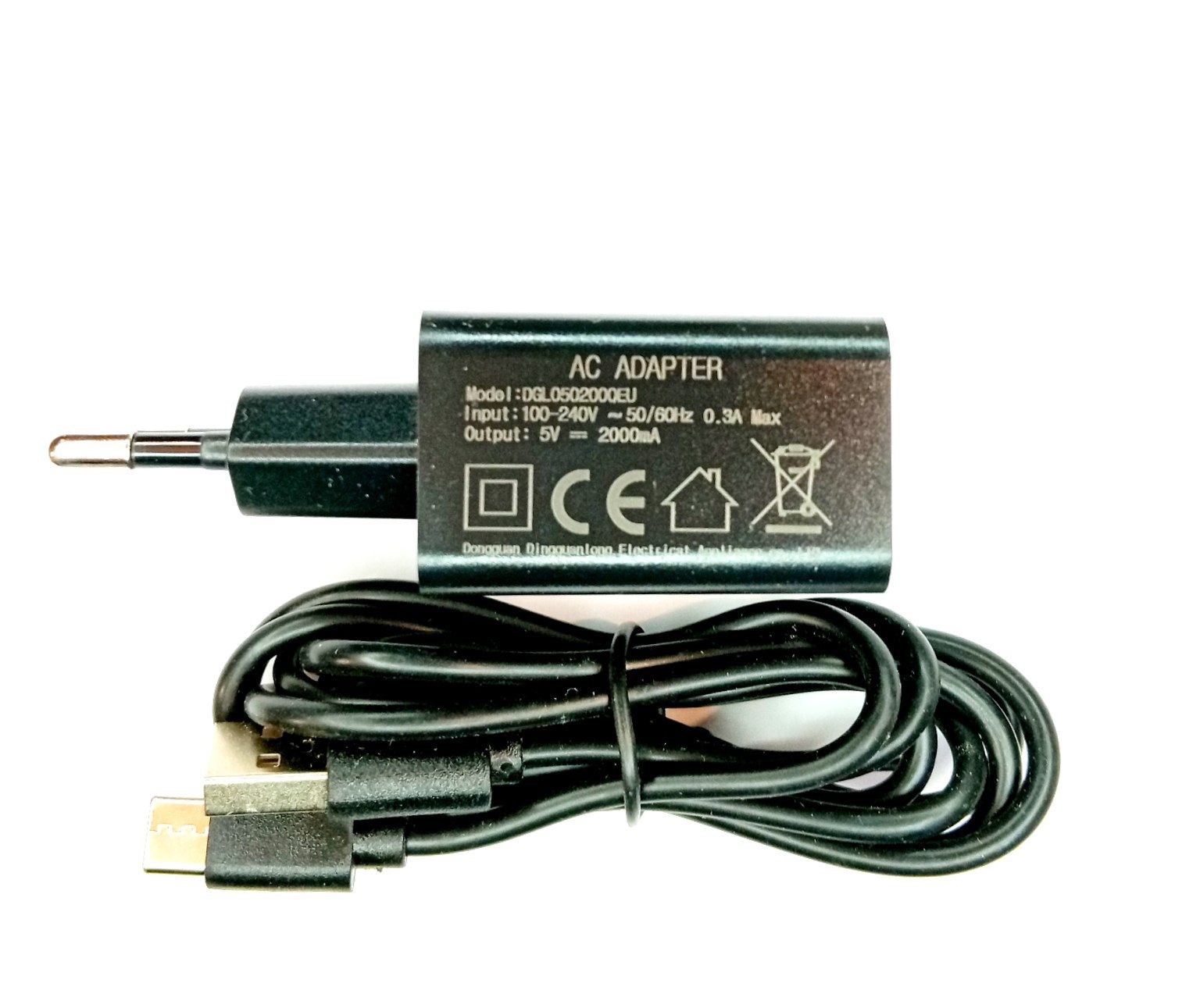 آداپتور دوتیکه تایپ C پنچ ولت دوآمپر D230/M3P/Anfu70