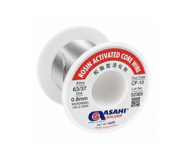 سیم لحیم 100 گرمی آساهی 0.8mm