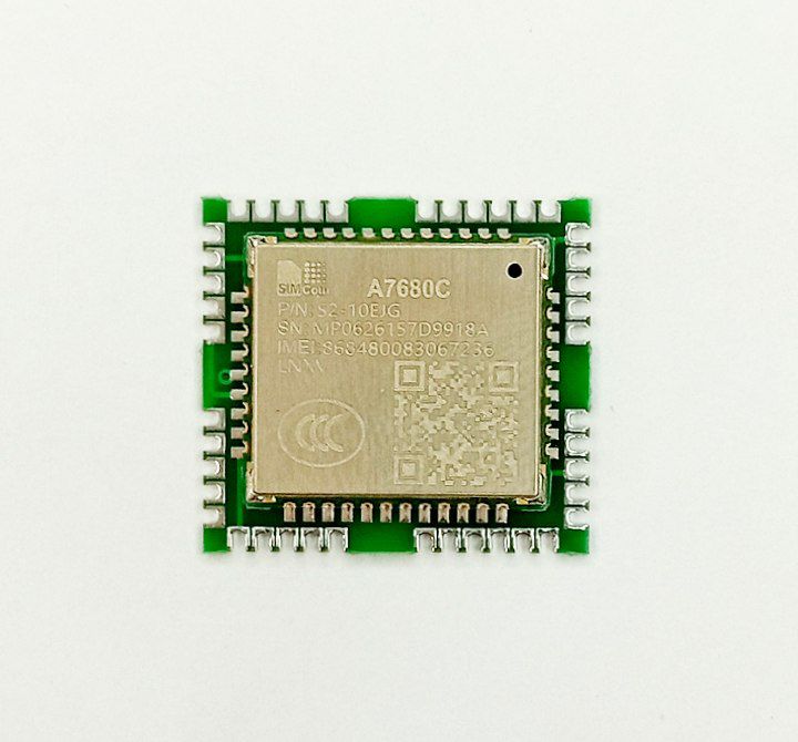 ماژول آکبند A7680C سیم کام 4G-LTE نصب شده روی تبدیل 510